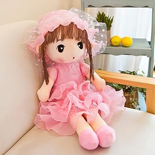 Eforstore Fairy Rag Doll Plush Toy 18, Super Soft Toy Cute Baby Doll, Educational Plush Doll, Adorable Plush Doll, Removable Outfit Packed, for Girls