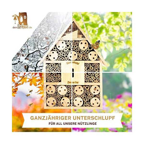 deintierhaus.de© | Insektenhotel aus Naturmaterialien - Nistkasten & Unterschlupf für Insekten - Natur- & Artenschutz… – Bild 4