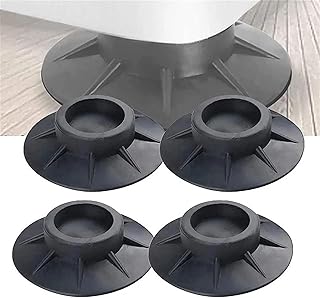 WZRY Pads antidérapants antidérapants, Jambes Anti-Vibration Anti-Vibration Caoutchouc Anti-Vibration Prend en Charge Les Accessoires de Machine à Laver réducteur de Bruit Universel