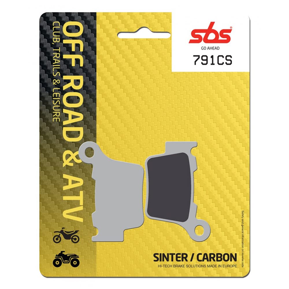 Brake Pads for SHERCO 450 SEF 2015-2018 Rear Organic Off Road SBS