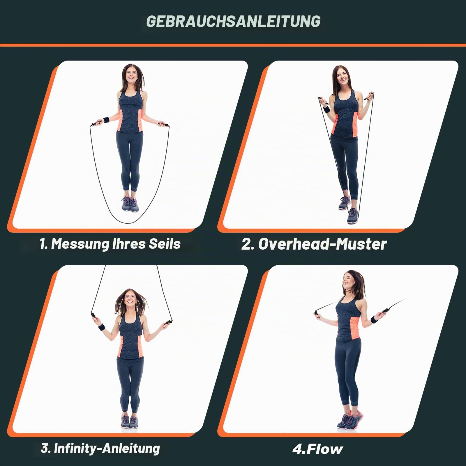 Flow Übungsseil für Fitness, Fluss, doppelt geflochtenes Trainingsseil mit 2 Stoffbeuteln, verstellbare Länge, Springseile für Training, Männer, Frauen, Zuhause, Fitnessstudio, Training, drinnen und