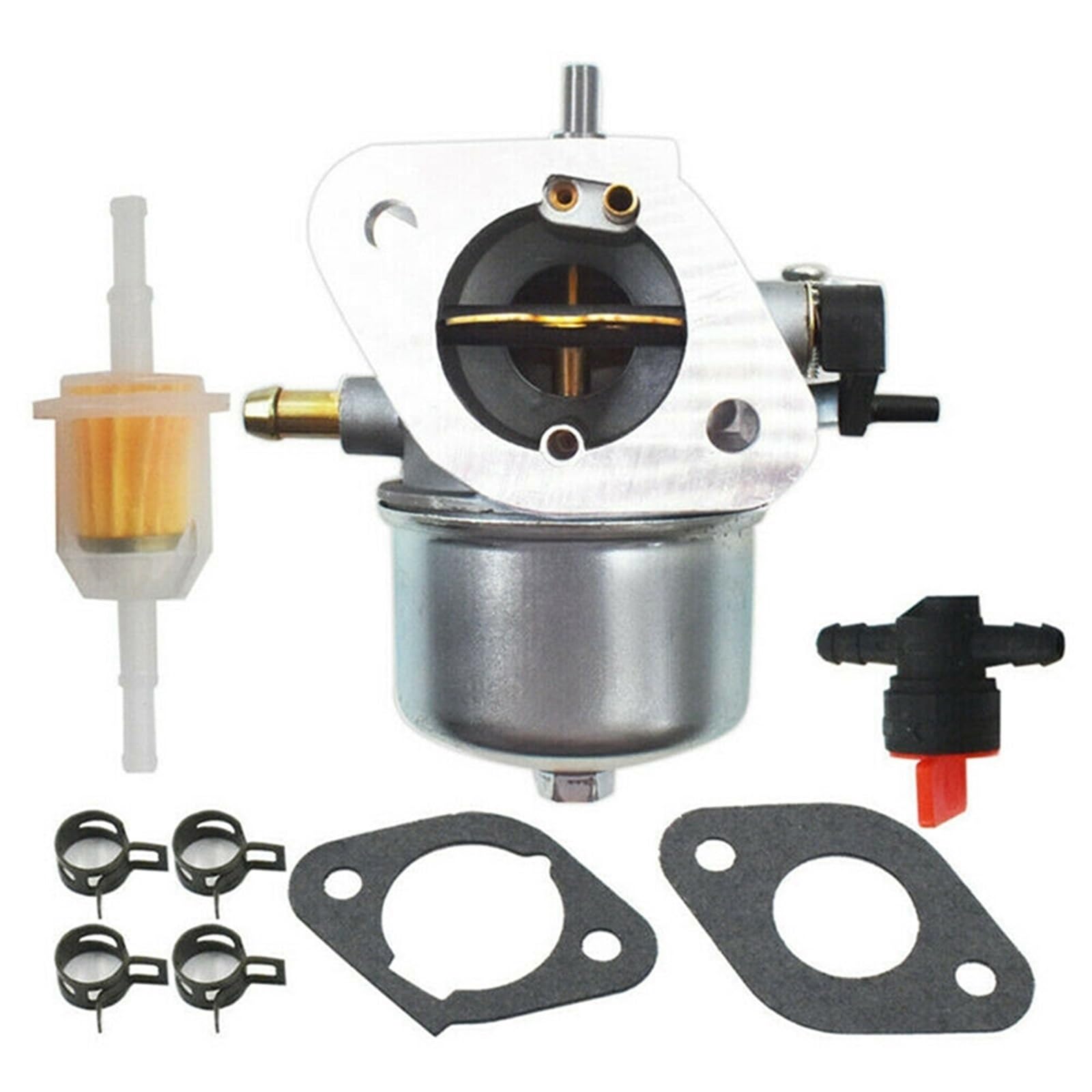 Zespół gaźnika do silnika Kawasaki FH430V FS481V, zamiennik 15003-7047, 15003-7061, 15004-0823, kosiarka