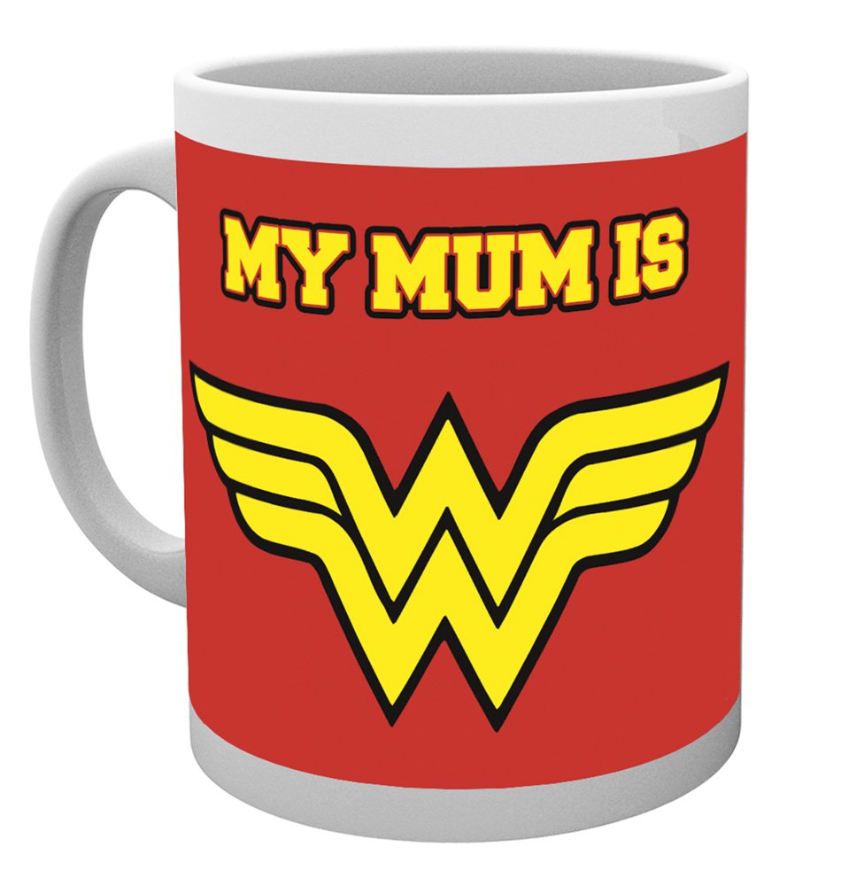 GB Eye Wonder Woman 'My Mum' Mug, 10oz, Red and White