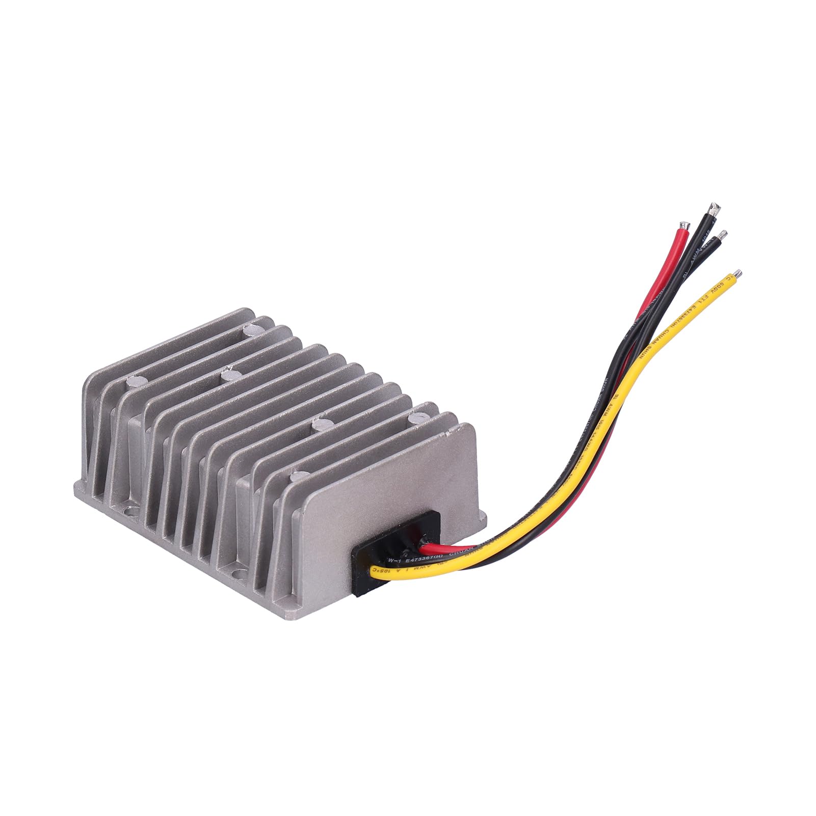 Marhynchus Przetwornik Napięcia, Odlew Aluminiowy Wodoodporny Regulator Napięcia 8 do 40 V Wejście 13,8 V 20 A 276 W IP68 do Rejestratorów Nawigacji Samochodowej Taśmy LED Panele Słoneczne