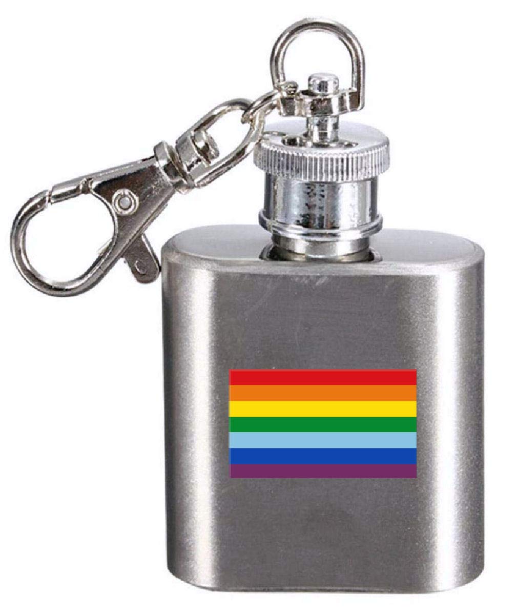 Flasque porte-clés drapeau du Pérou pour vos randonnées et soirées entre amis
