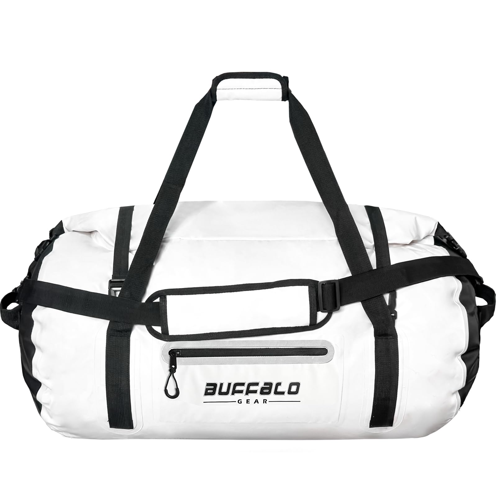 Buffalo Gear Waterproof Duffle Bag 40L 60L 80L Roll-top Dry Bag Heavy Duty Waterproof Duffel Travel Bag for Kayaking Rafting Boating Fishing Camping