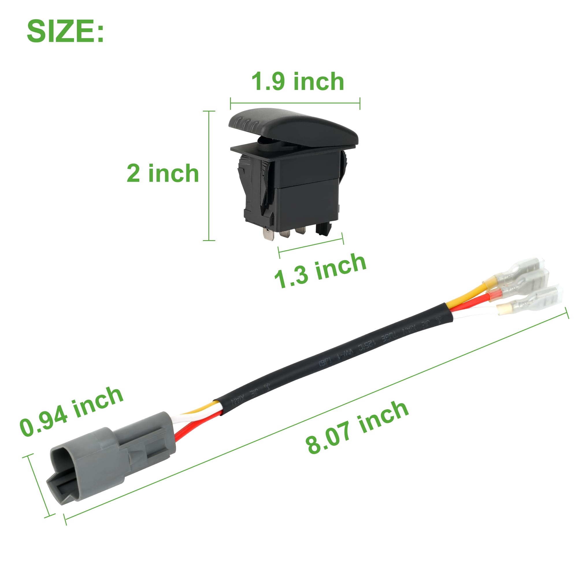 10L0L Interruptor de marcha atrás para Yamaha G22, G29, Drive Golf Carts # JU2-H2917-00-00