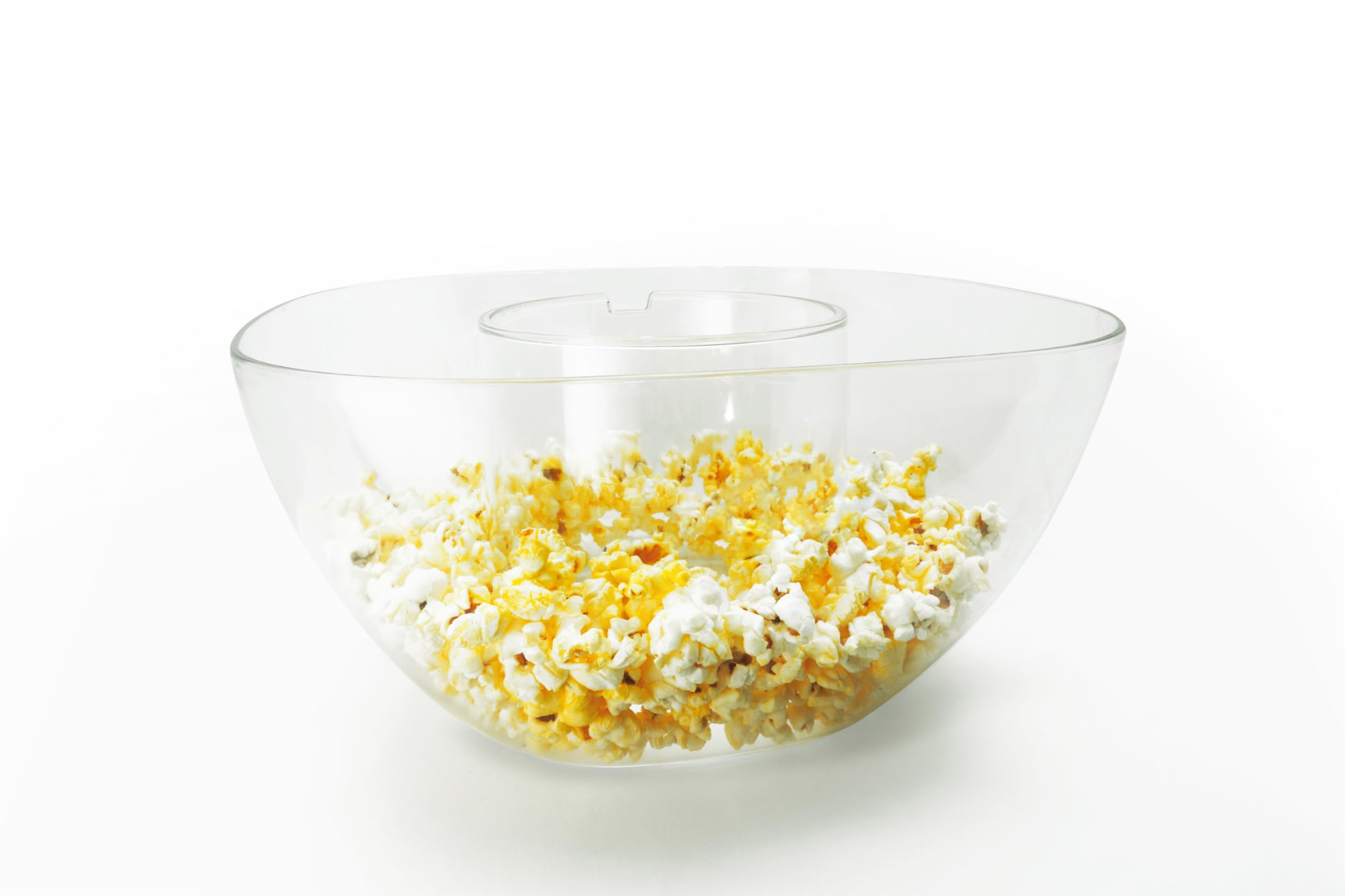 Silva Schneider Heißluft-Popcornautomat PM 440, 1200 W – fettfreie Zubereitung in 2 Min., inkl. 4,5 L Schüssel, automatische Abschaltung, Ein/Aus-Schalter, rutschfest – Weiß