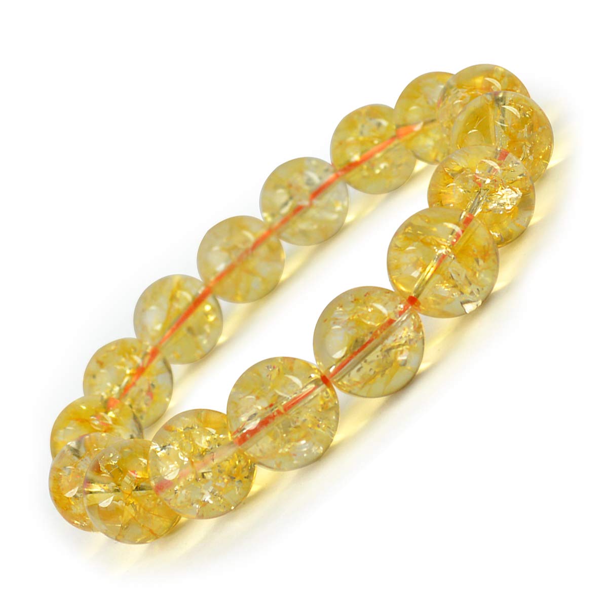 Reiki Crystal Products Original Natural Citrine Bracelet 12 mm Round Bead Bracelet for Wealth (B07QWPQ1HZ) Amazon Price History, Amazon Price Tracker