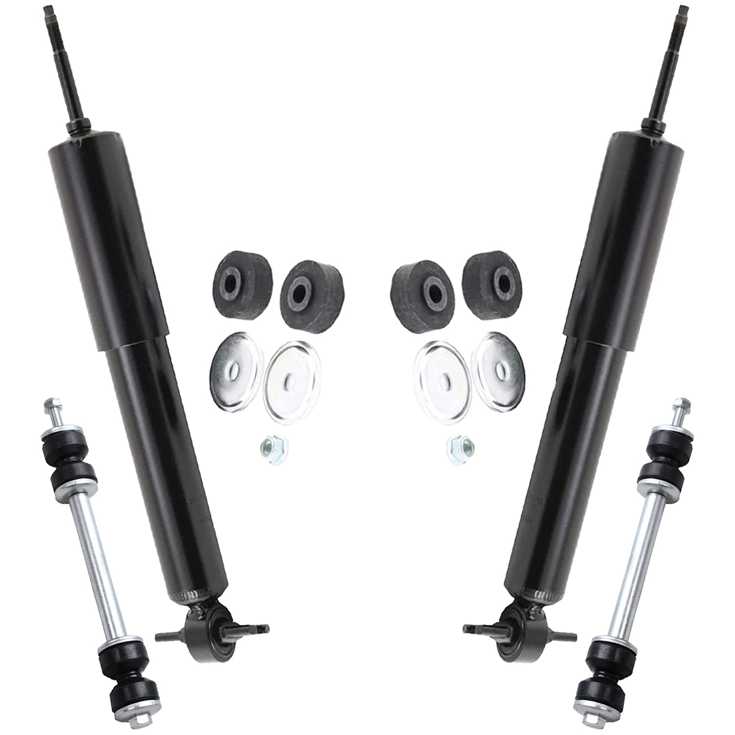 Detroit Axle - 2WD Front Shocks for 03-14 Chevrolet GMC Savana Express 1500