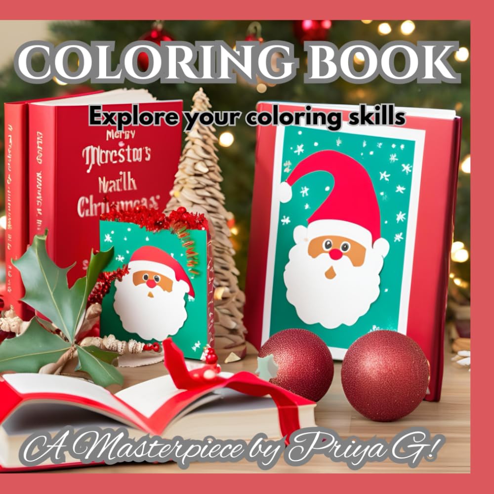 Bold Easy Christmas Coloring Book: A Festive Escape for Adults and Kids (Christmas celebration): A Festive Escape for Adults and Kids