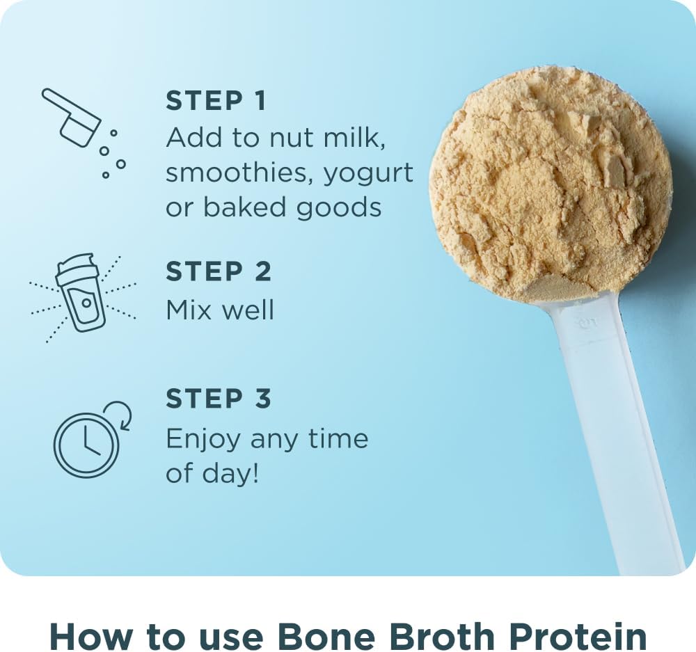 Ancient Nutrition Bone Broth Protein Powder, Salted Caramel, 19g Protein per Serving, Beef, Supports Healthy Skin, Gut Health, Joint Supplement, Gluten Free, Paleo and Keto Friendly, 20 Servings - Image 8