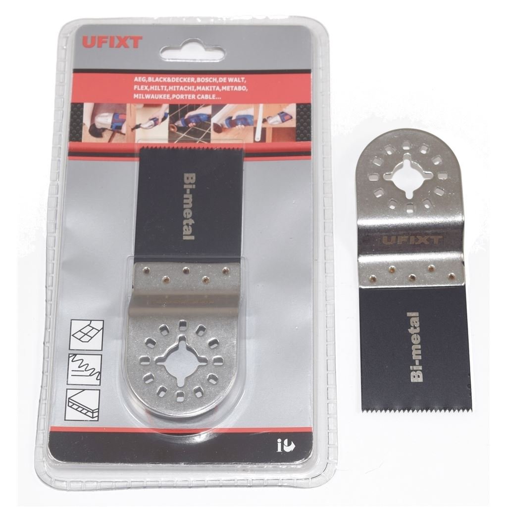 Ufixt Oscillating Multi Tool Blade 35Mm Bi-Metal Compatible With Aeg, Batavia, Bosch Wood Plastic Soft Metal Cutting Replacement Spare Part