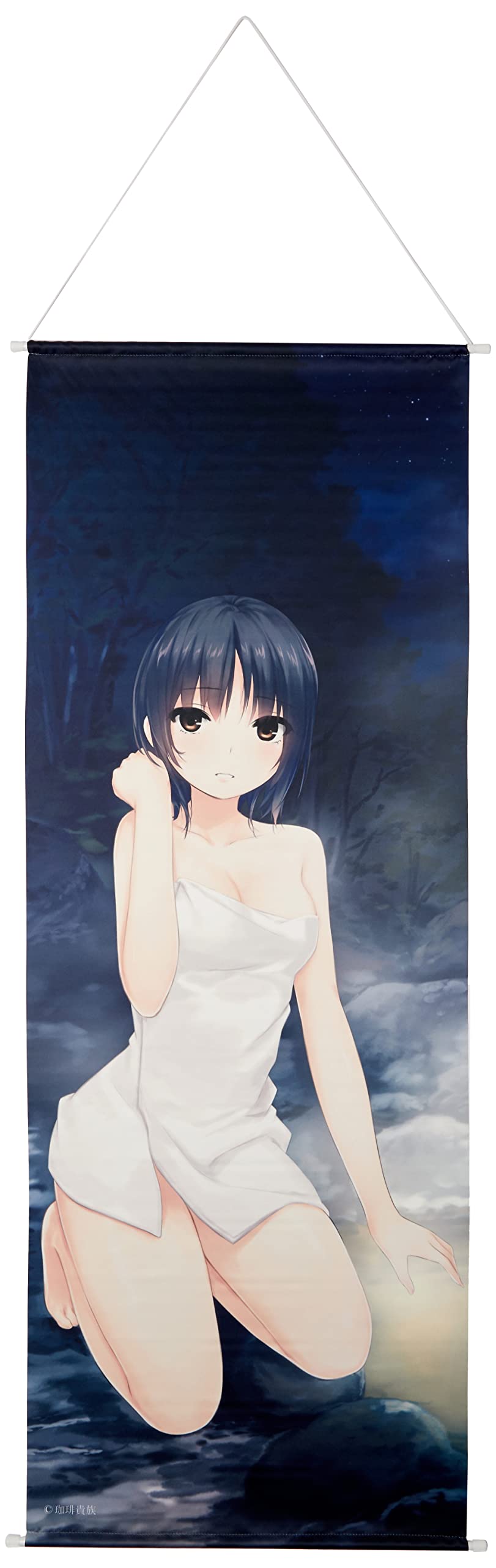 Amazon.co.jp: 珈琲貴族 等身大タペストリー 青山澄香 温泉バスタオル