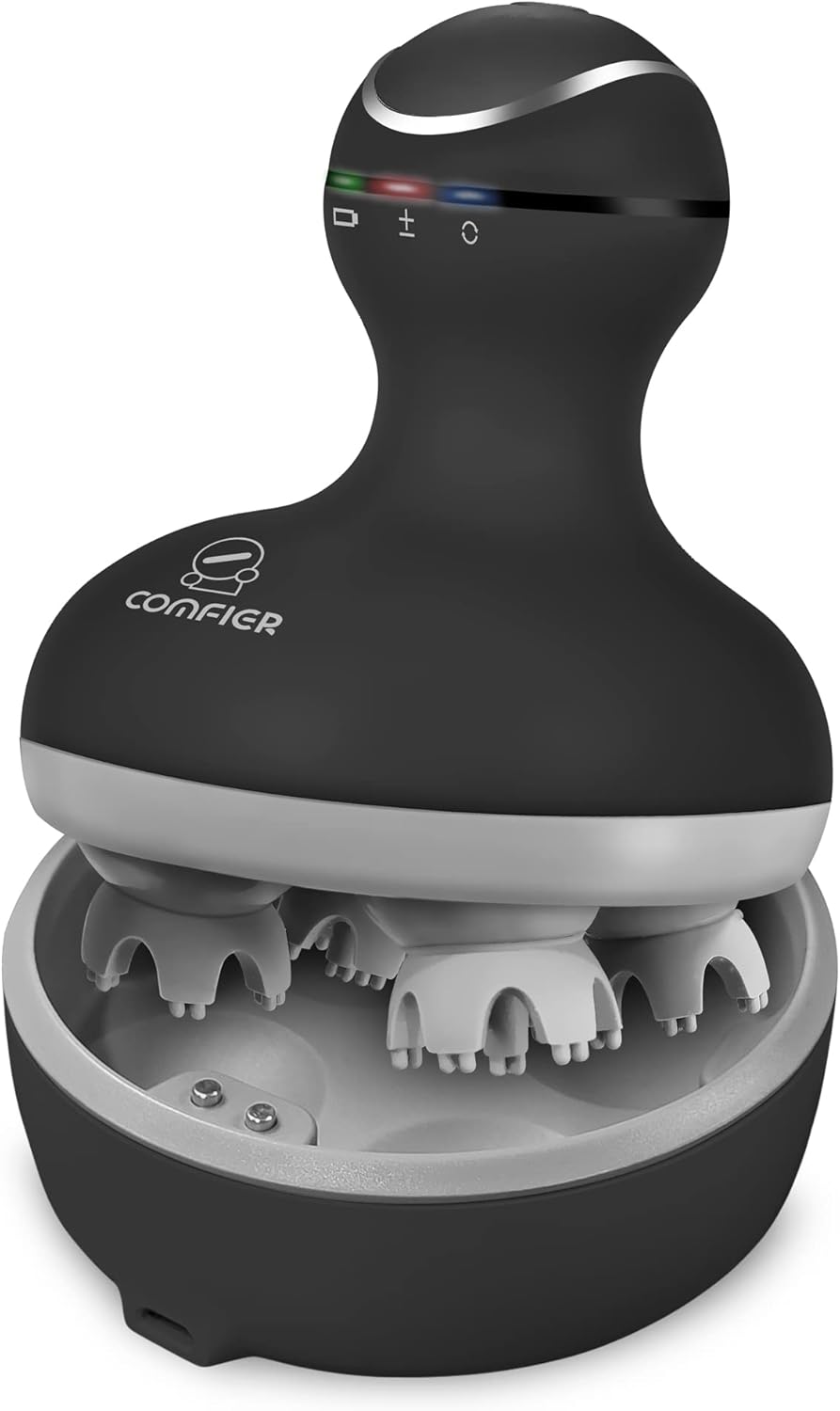 COMFIER Electric Scalp Massager, Waterproof Head Massager with MutltiModes Vibration, Handheld