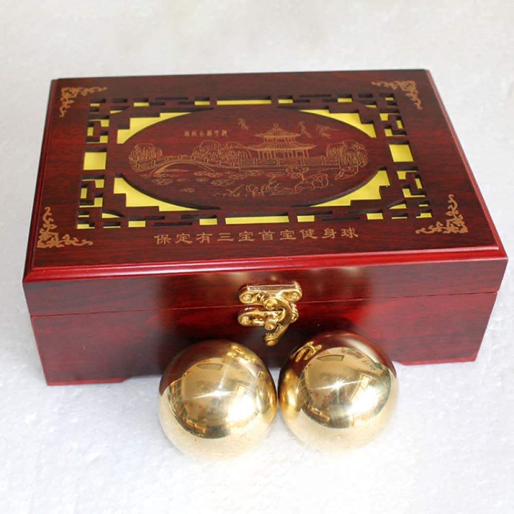 Palle Antistress per Adulti, Palle Baoding Palle Antistress per Adulti Palle per Esercizi Cinesi Palla per Esercizi di Massaggio/Palla per Meditazione Cinese sulla Salute