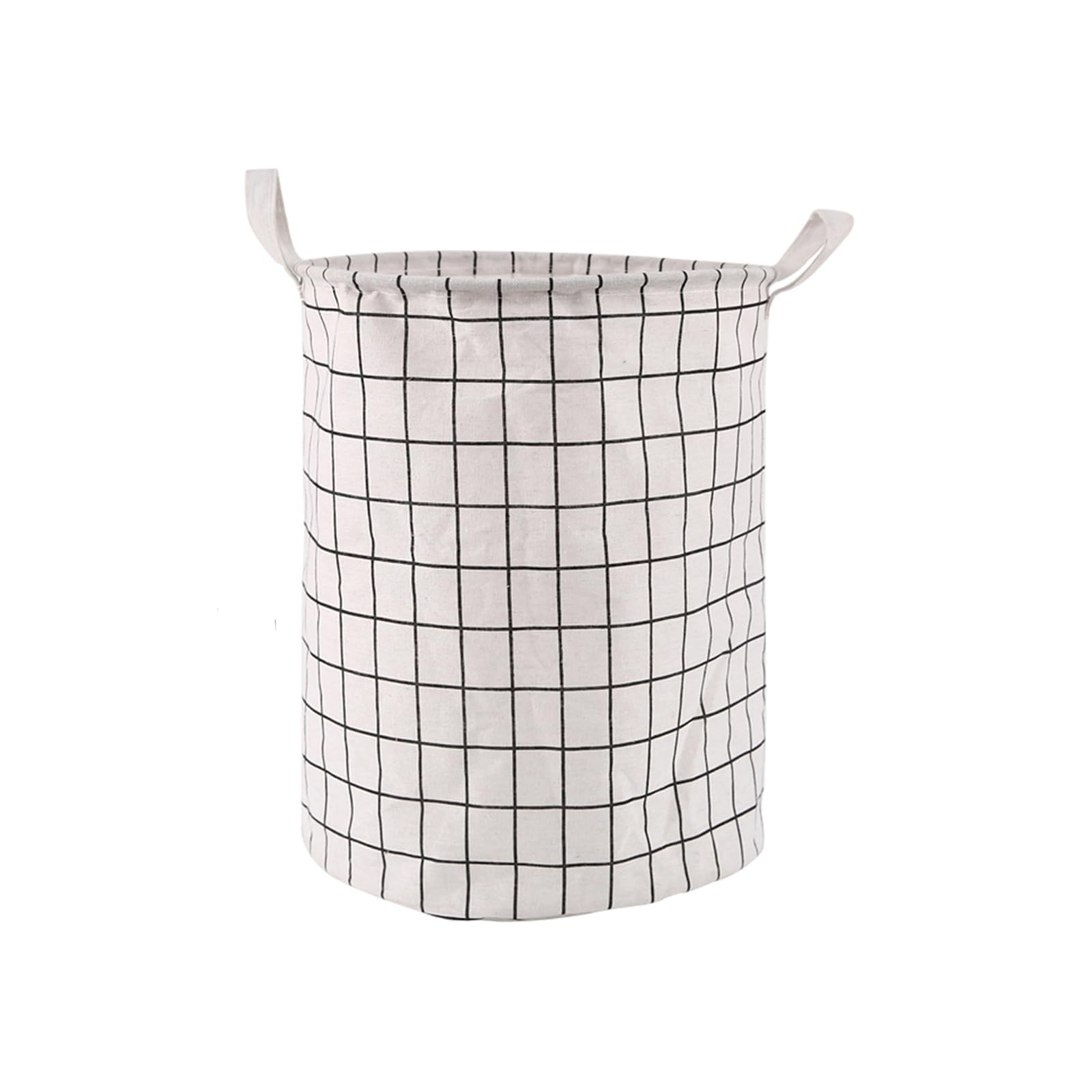 Large Capacity Foldable Cotton Linen Basket for Storing Dirty Laundry and Childrens Toy Efficiently Cotton Linen Basket