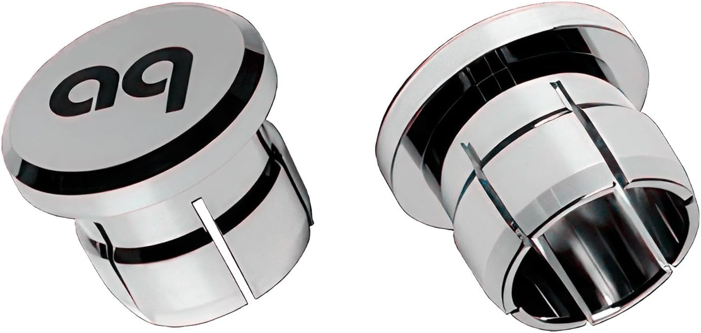 AudioQuest XLR Input Noise-Stopper Caps for Home Theater Systems – Prevents RFI & EMI Noise, Protects Unused XLR Inputs from Dust and Corrosion, Set of 2