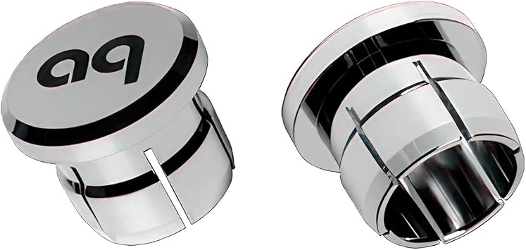 AudioQuest XLR Input Noise-Stopper Caps for Home Theater Systems Prevents RFI & EMI Noise, Protects Unused XLR Inputs from Dust and Corrosion, Set of 2