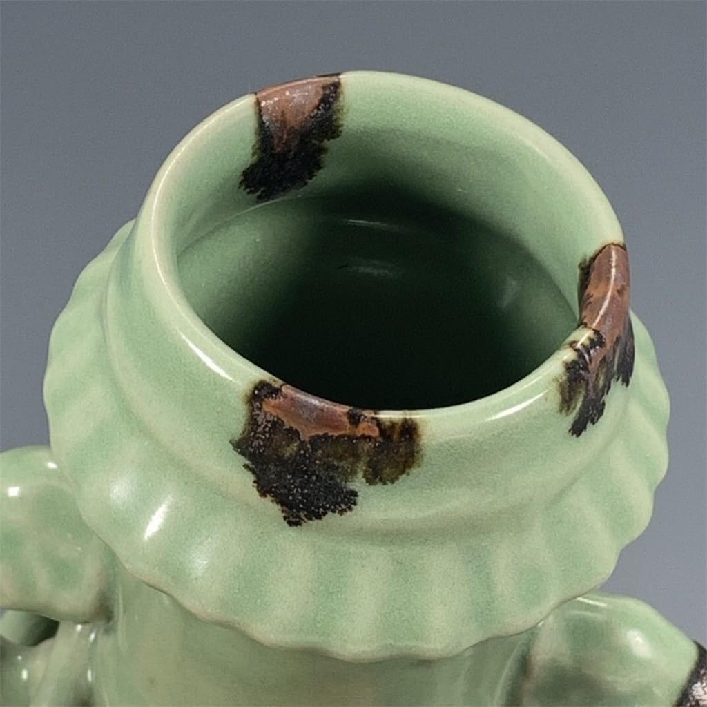 骨董品 中国美術 花鳥風月 豪華絢爛 大型 特大 薩摩焼 花瓶 金襴手