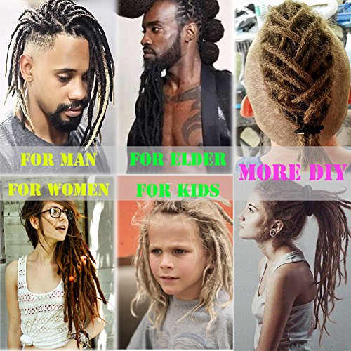 Dreadlock Extensions Syntheic Dreadlocks Handmade Fake Dread Extension For Women Men Reggae Hip-Hop Twist Crochet Braiding Long Single Ends Braids Hairpiece 20 Inch Light Auburn 20 Strands #TOP5