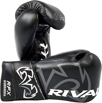 RIVAL Boxing RFX-Guerero Pro Fight Gloves with HDEF Hard, Lace-Up Closure, Firm, Firm Feel and Competition Approved