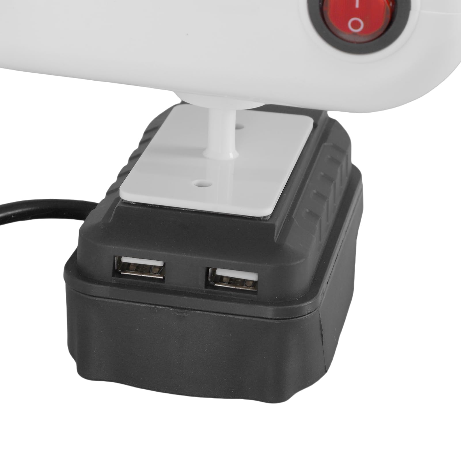 Riscaldatore portatile per auto, sbrinatore, con rotazione a 360 gradi, inclinazione di 160 gradi e doppia porta USB per riscaldamento senza fili a batteria