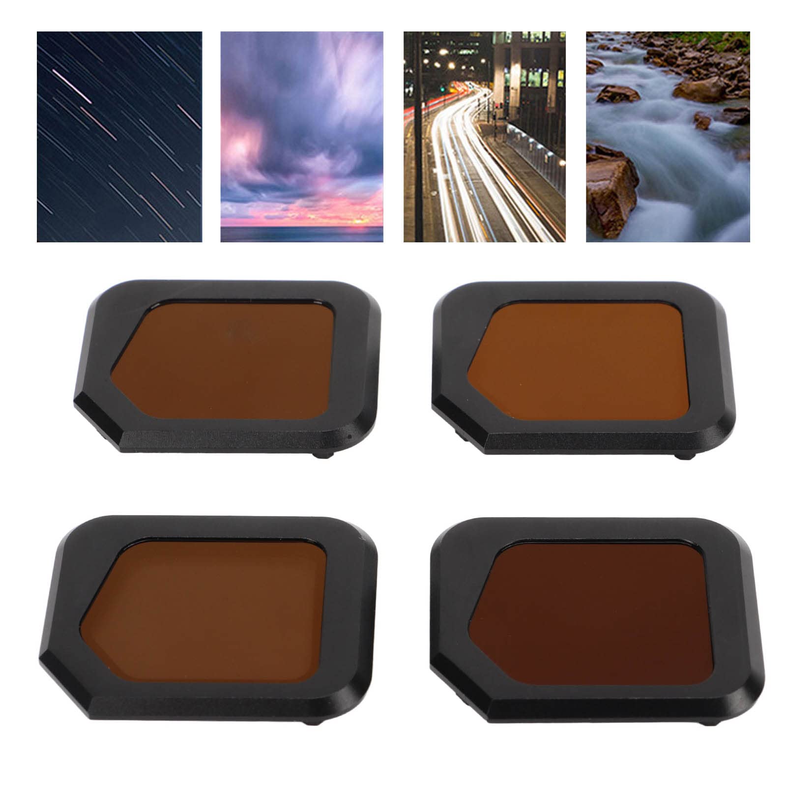 Set di Filtri ND per Mavic 3 Classic Drone, Set di Filtri per Lenti Drone HD, Migliore qualità Dell'immagine e Effetto di Riduzione della Luce, 4 Pezzi (ND8, ND16, ND32, ND64)