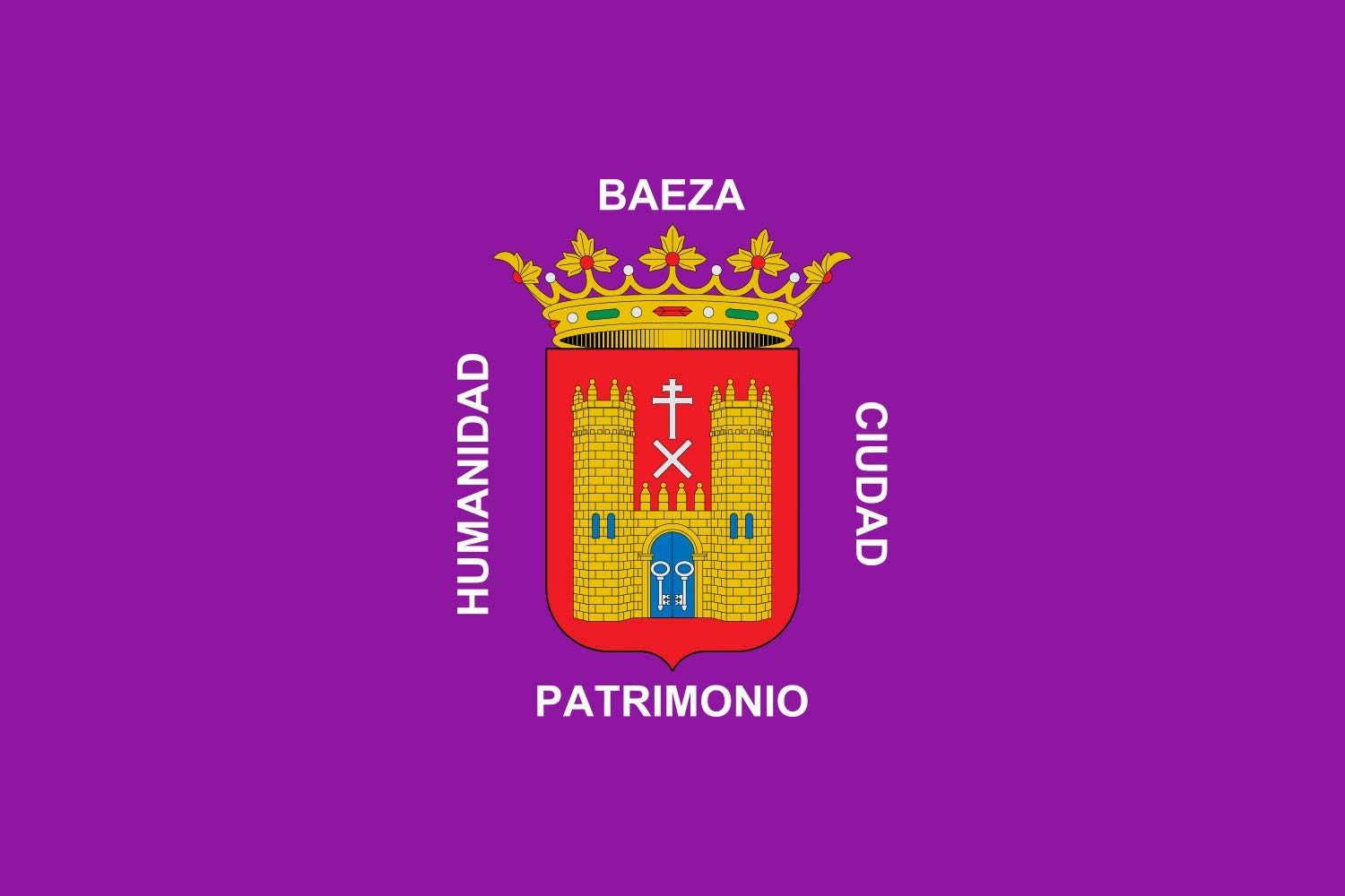 Drapeau XL Baeza Jaén grand format pour célébrer vos origines