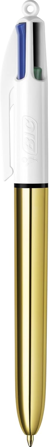 BIC Shine Xmas Ballpoint Pen Assorted Colours