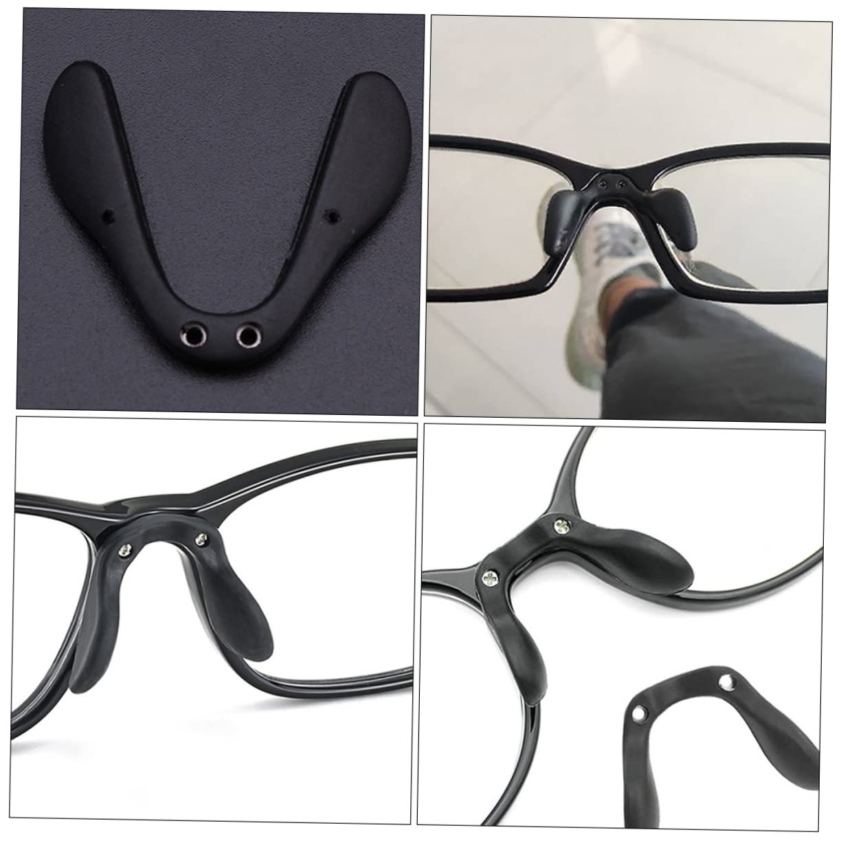 PartyKindom 30pièces Coussinets De Nez Antidérapants Pour Lunettes Et Lunettes De Soleil Confort Optimal Et Ajustement