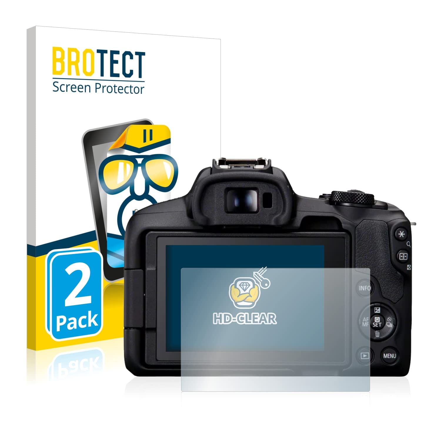 BROTECT 2x klare transparente Schutzfolie (für Canon EOS R8 BROTECT 2x klare transparente Schutzfolie (für Canon EOS R8