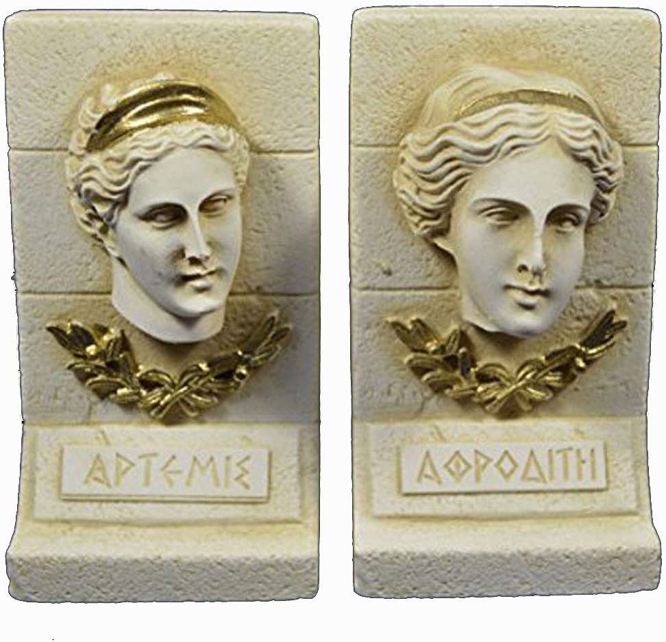 Estia Creations Artemis Aphrodite Sculpture Set Ancient Greek Goddesses