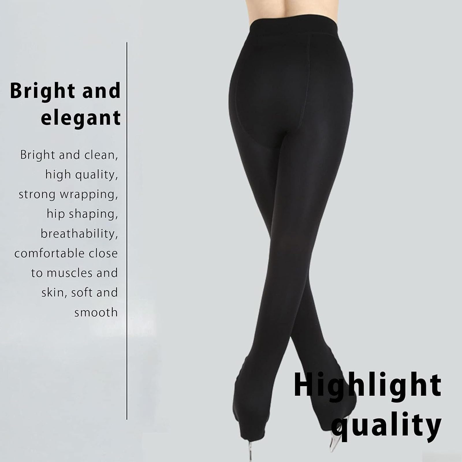 Pantalons De Patinage Artistique Élasticité Polaire Chaude Pantalon De Patinage D'entraînement De Patinage Artistique Dames Pantalon De Patinage Artistique