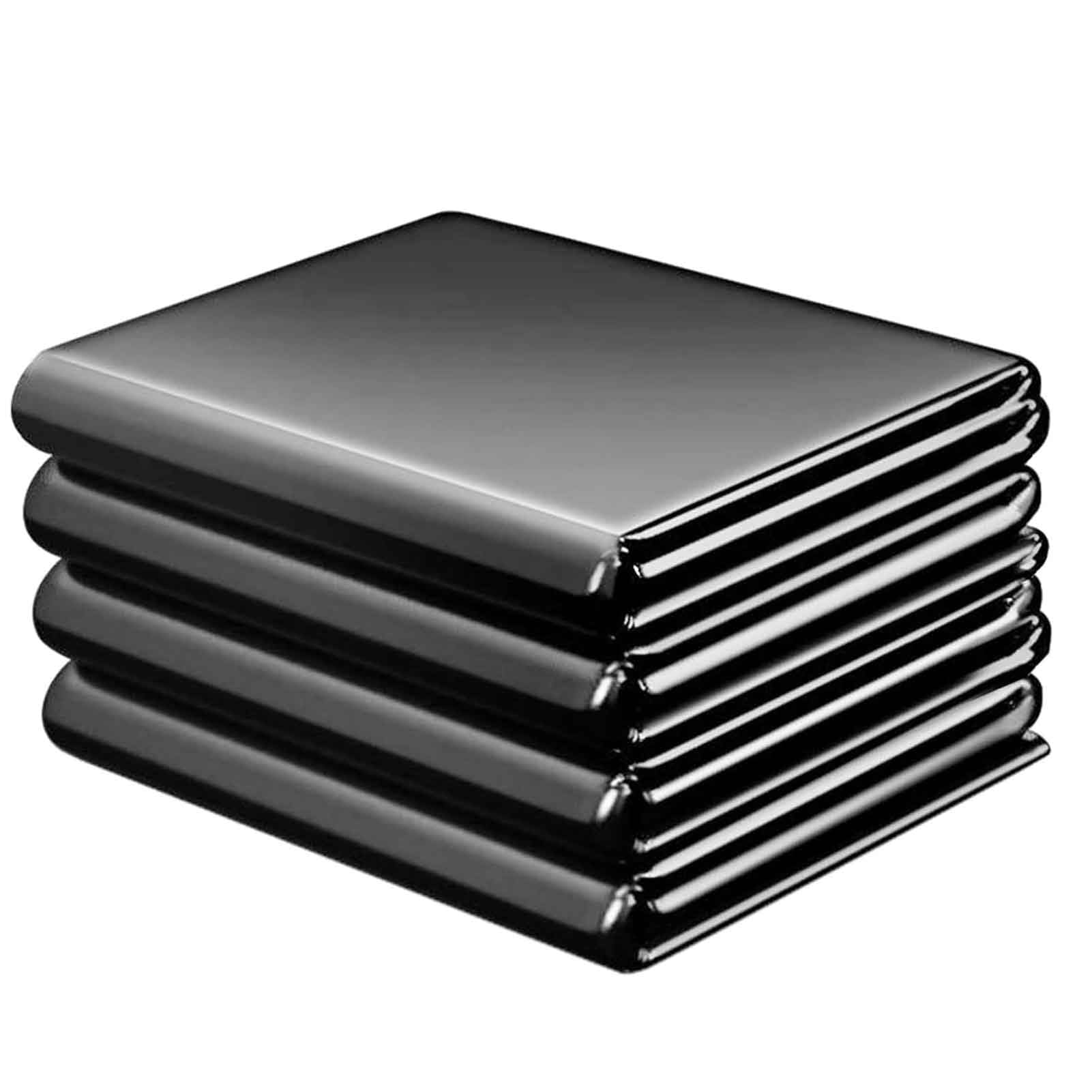 GLDYTVF Pond Liner,Black Pond Liner HDPE 0.13mm Thick, Durable Impermeable Film for Koi Ponds, Soft Pond Tarp - Large 23x39.3ft Pond Lining Solution