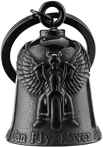 Motorcycle Bells Guardian For Men Harley-Davidson Guardian Ride Bell - Black & Chrome Edge Bell With Bar & Shield Logo For Motorcycles Harley Davidson Ride Bell - Foto 7