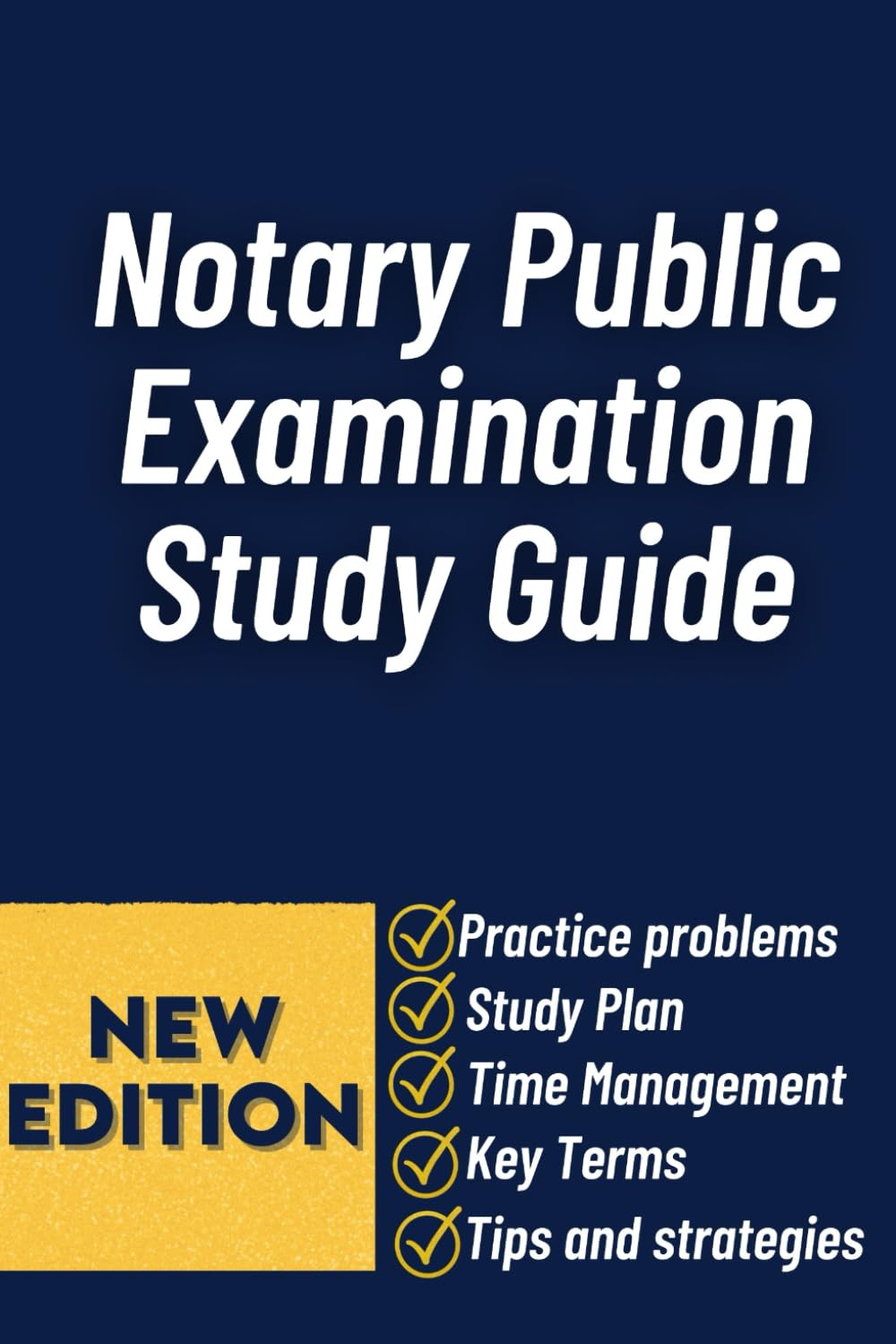 Notary Public Examination Study Guide: A Comprehensive Review With Practice Questions, Key Laws, And Test-Taking Strategies To Help You Pass With Confidence
