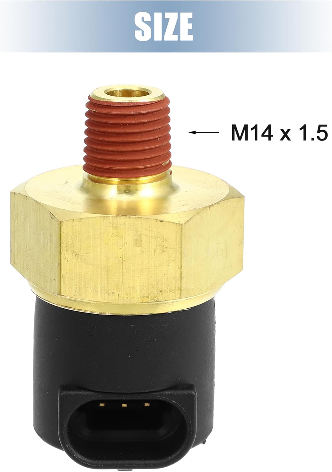 X AUTOHAUX Car Oil Pressure Switch Sensor Replacement for Volvo Detroit Diesel Series 50 60 23532797