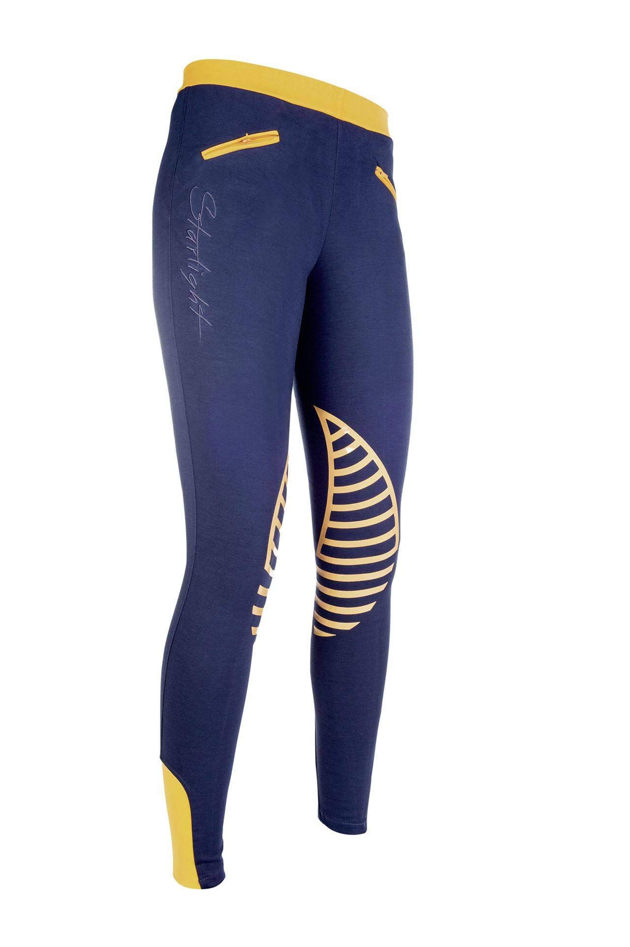 HKM SPORTS EQUIPMENT Hkm Reitleggings -Starlight- Silikon-kniebesatz Pantalones Mujer
