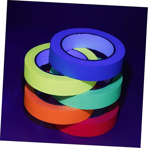 Miniatura 2 de EXCEART 6 rollos de cinta reflectante de fluorescencia