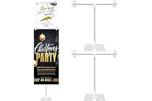 Double Pack Banner Display Stands for Unwavering Business Displays