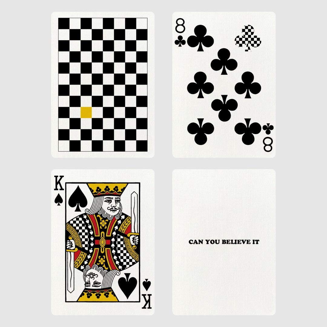 Amazon.com: Checkerboard Playing Cards Anyone Worldwide's