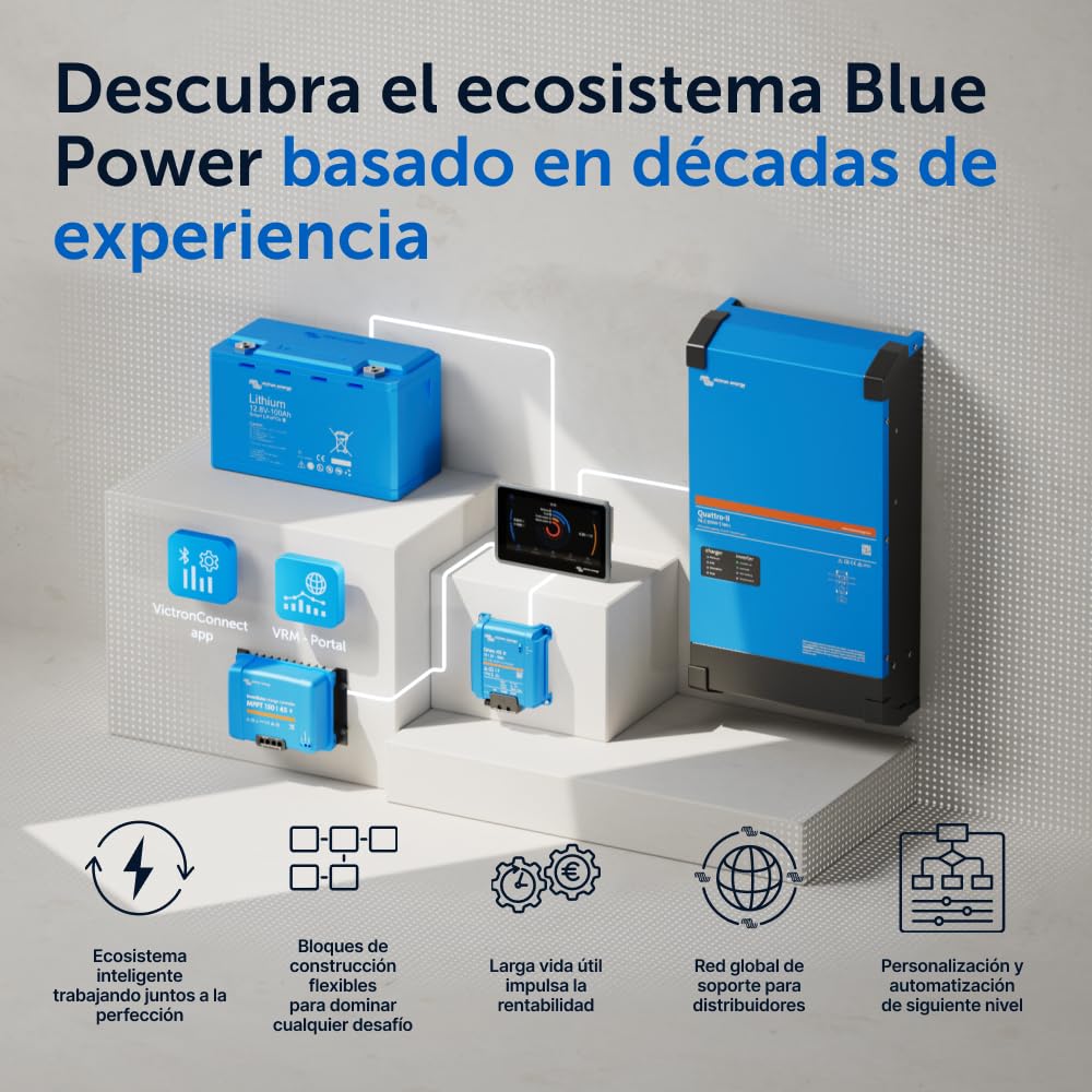 Victron Energy SmartSolar MPPT Controlador de Carga Solar 100V 20A 12/24/48V Bluetooth