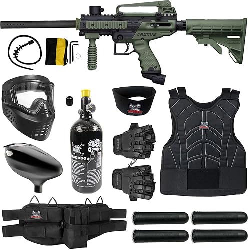 Maddog Tippmann Cronus Tactical Protective Paintball Gun Marker Starter Package