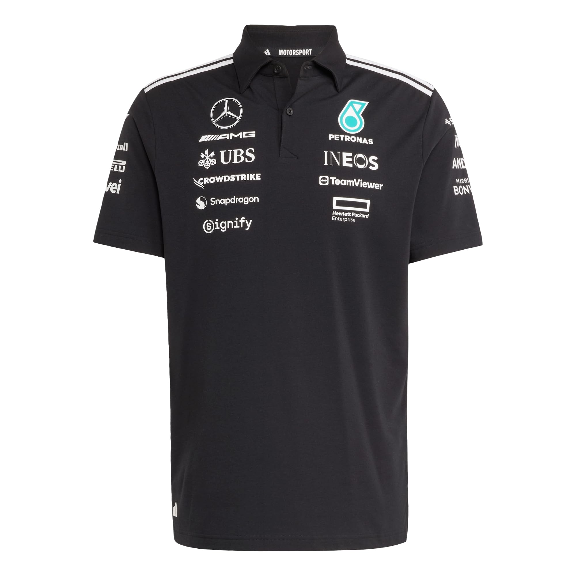 Adidas Hombre Mercedes - AMG Petronas Formula One Team Team Polo Black Men