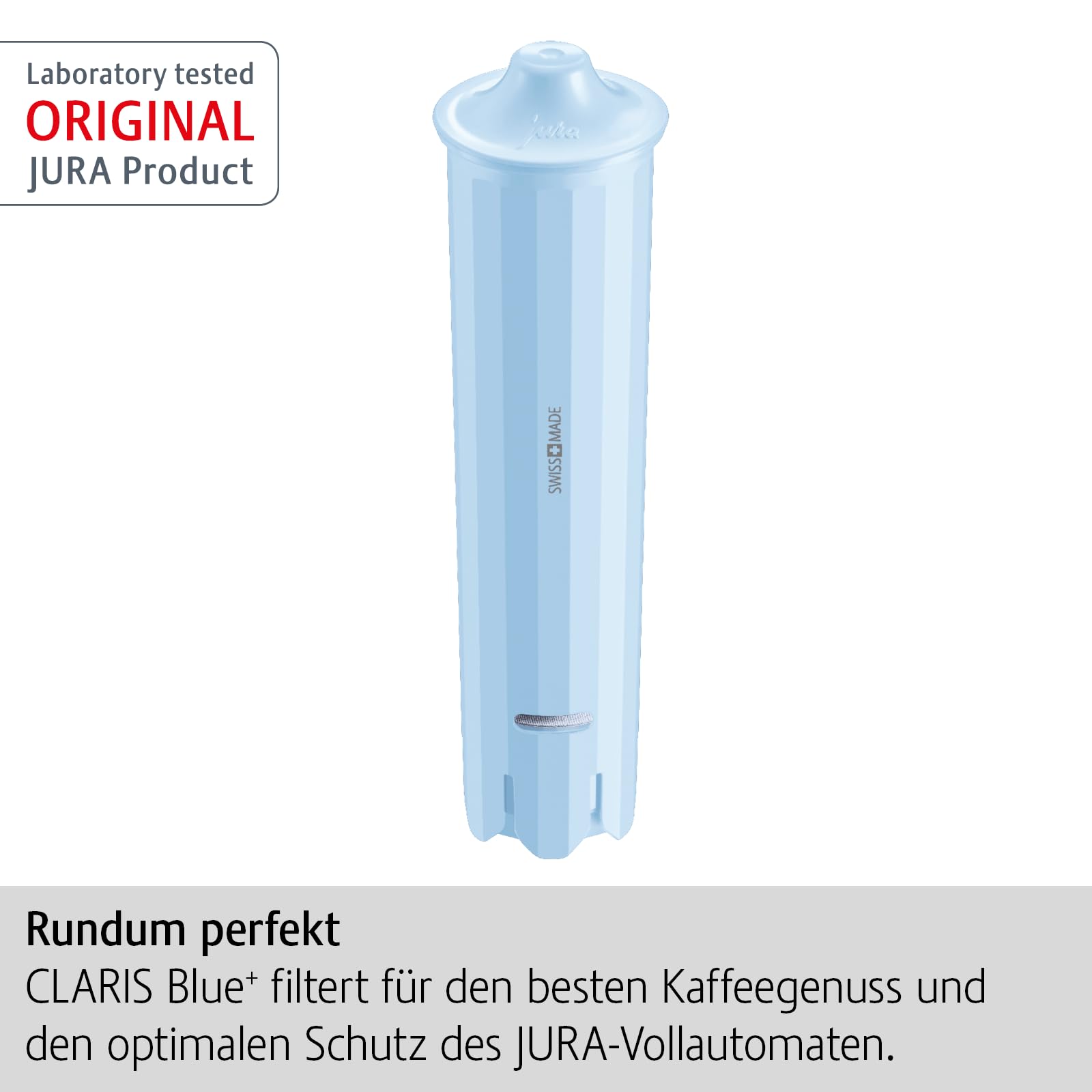 Jura Claris Blue+ Wkład Filtrujący, Niebieski, 4 x 4 x 17 cm