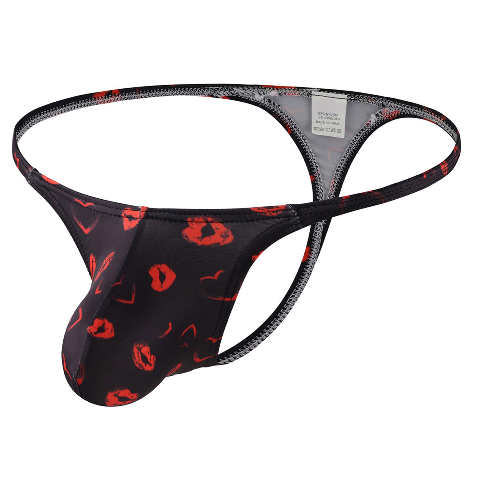 Tsophreniq Breathable Thong Bulge Pouches Underwear Low Rise G-String Bikinis Underpants Stretch Men Triangled Bikinis Briefs Men ' s Mesh G-strings Thong
