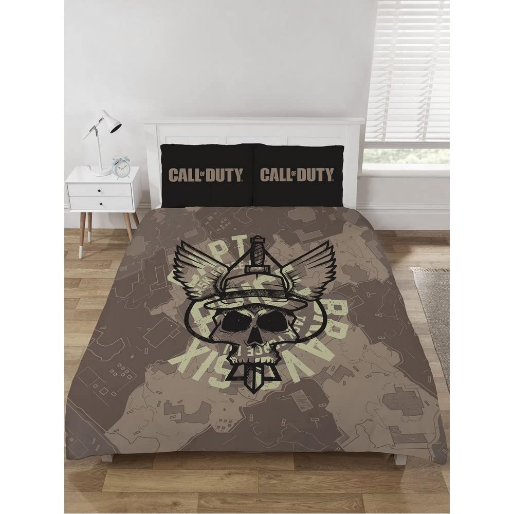Coco MoonCod Call Of Duty Kids Single Or Double Bed Duvet Bedding Set Genuine Call of Duty Bedroom Merchandise (Double Duvet)