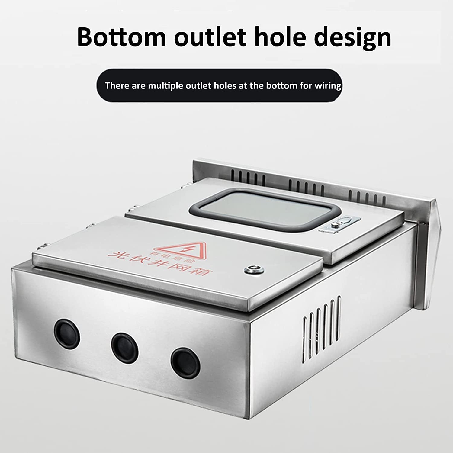 Custodia For Progetti Di Scatole Elettriche Con Cerniera In Acciaio Inossidabile, IP65 Impermeabile Con Montaggio A Parete For Progetti Interni Ed Esterni(304 Stainless Steel,40 * 18 * 65cm)