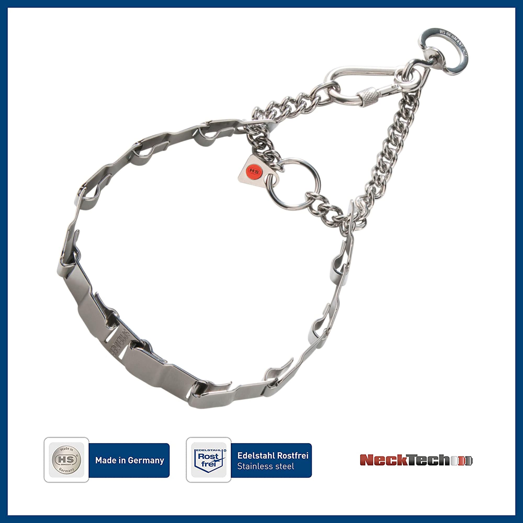 HS Sprenger - formation cou collier 60 cm en acier inoxydable Tech